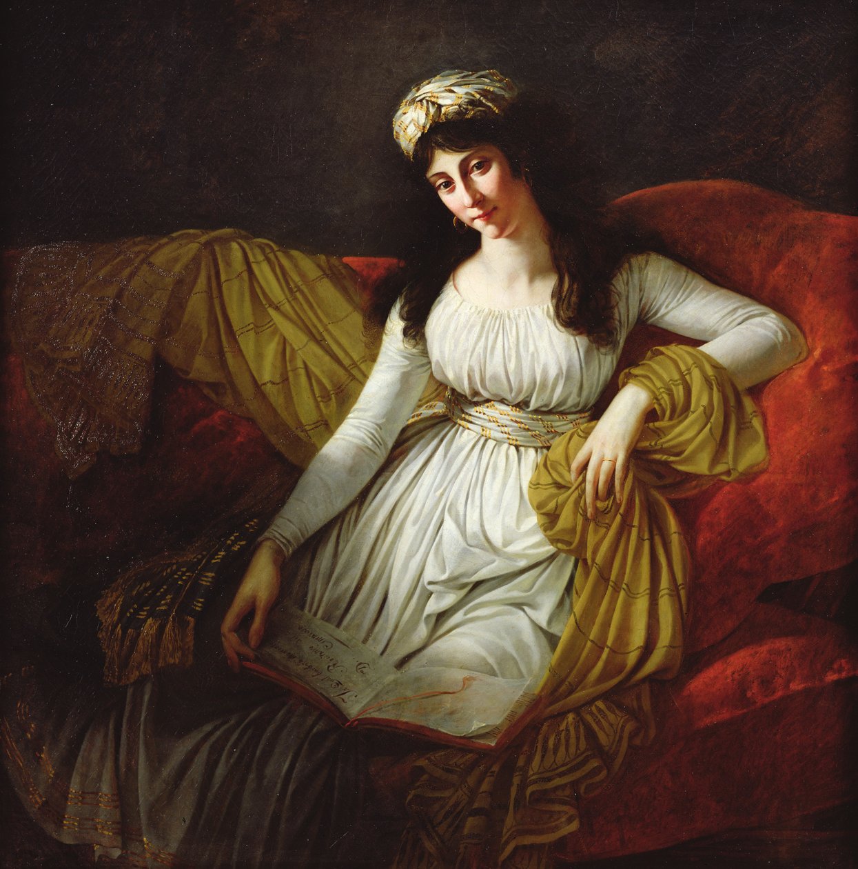 Portrett av Madame Favrega, 1798 av Antoine Jean Gros