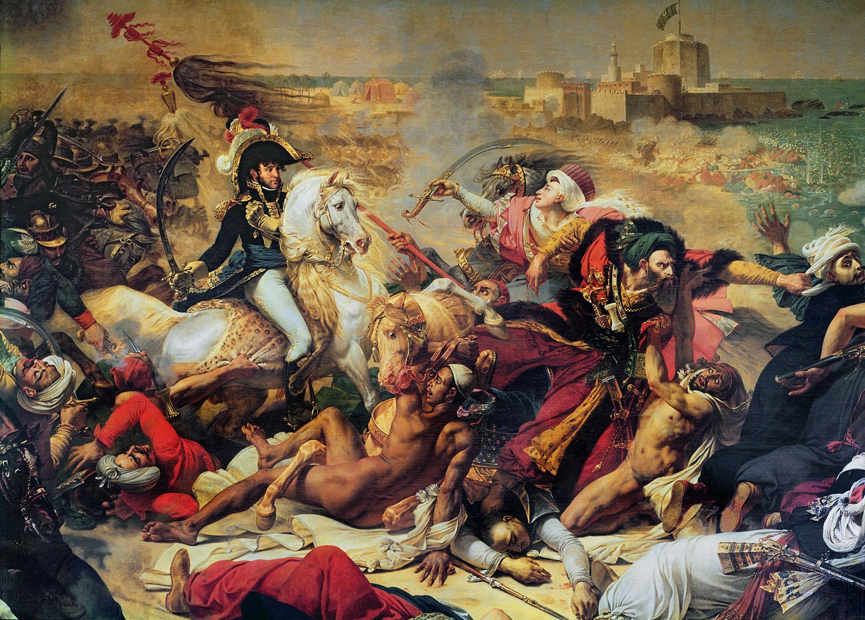 Slaget ved Aboukir, 25. juli 1799 av Antoine Jean Gros