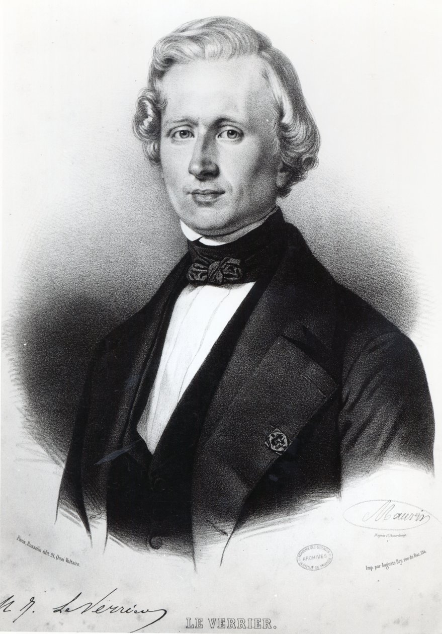 Urban Le Verrier (1811–77) av Antoine Maurin