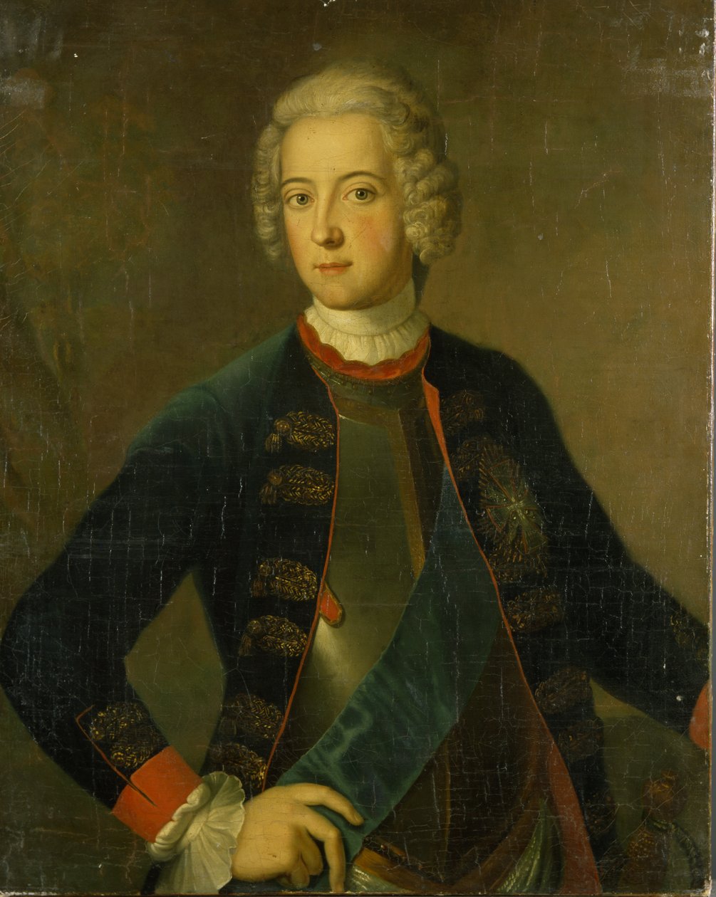 Kronprins Fredrik II, 1728 av Antoine Pesne