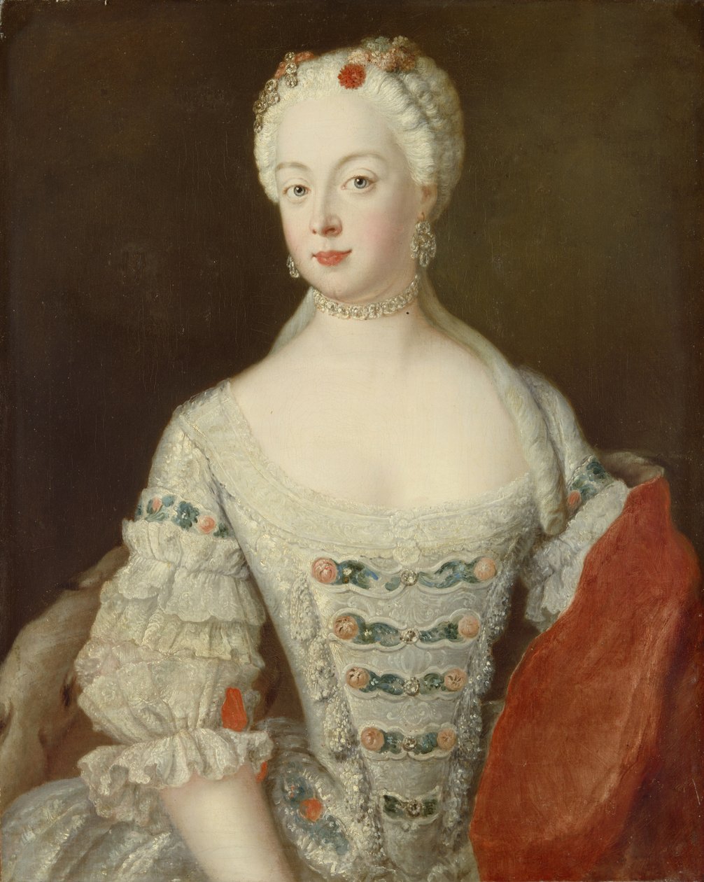 Kronprinsesse Elisabeth Christine av Preussen, ca. 1735 av Antoine Pesne