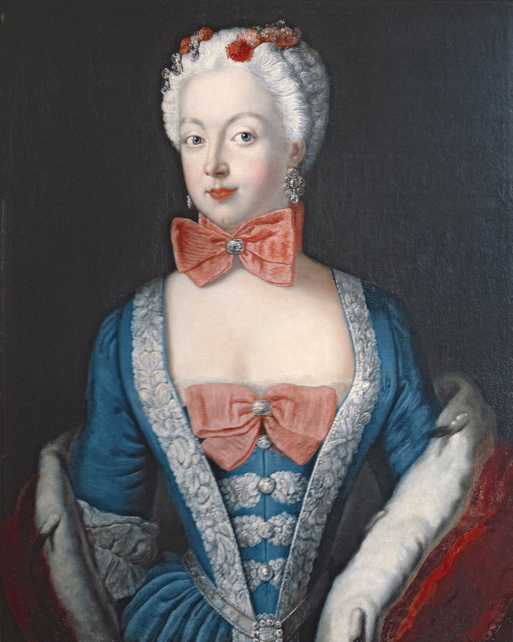 Kronprinsesse Elisabeth Christine av Preussen, ca. 1735 av Antoine Pesne