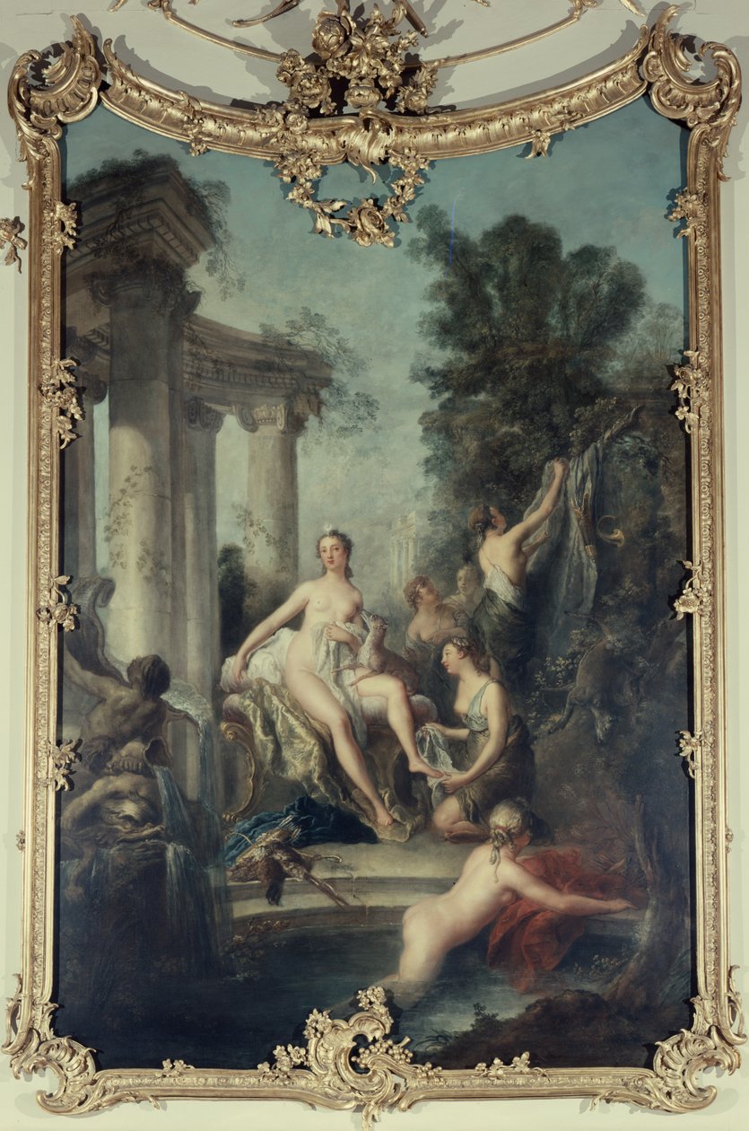 Diana og hennes nymfer bader, 1747 av Antoine Pesne