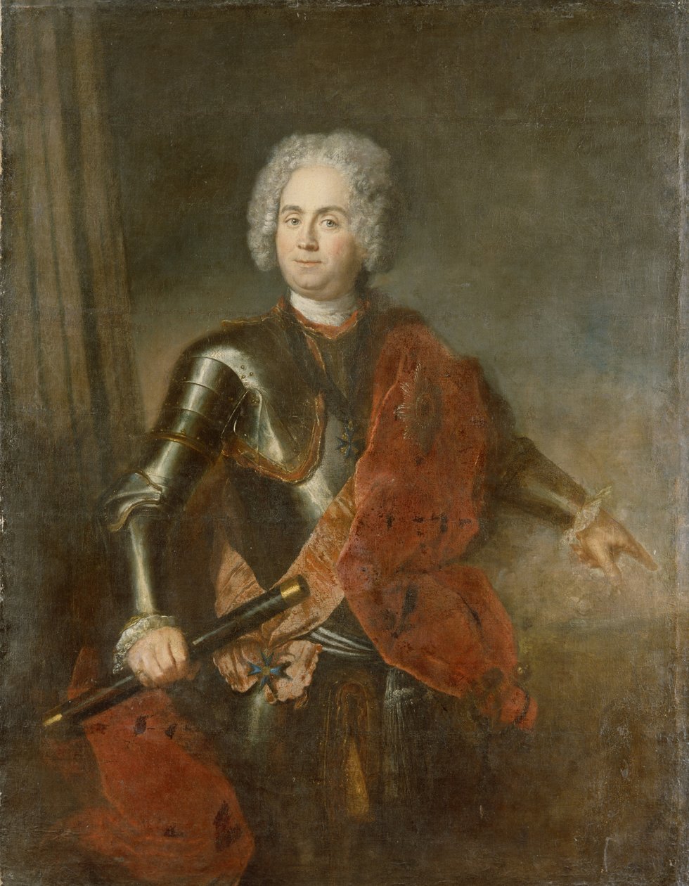 Greve av Schwerin av Antoine Pesne