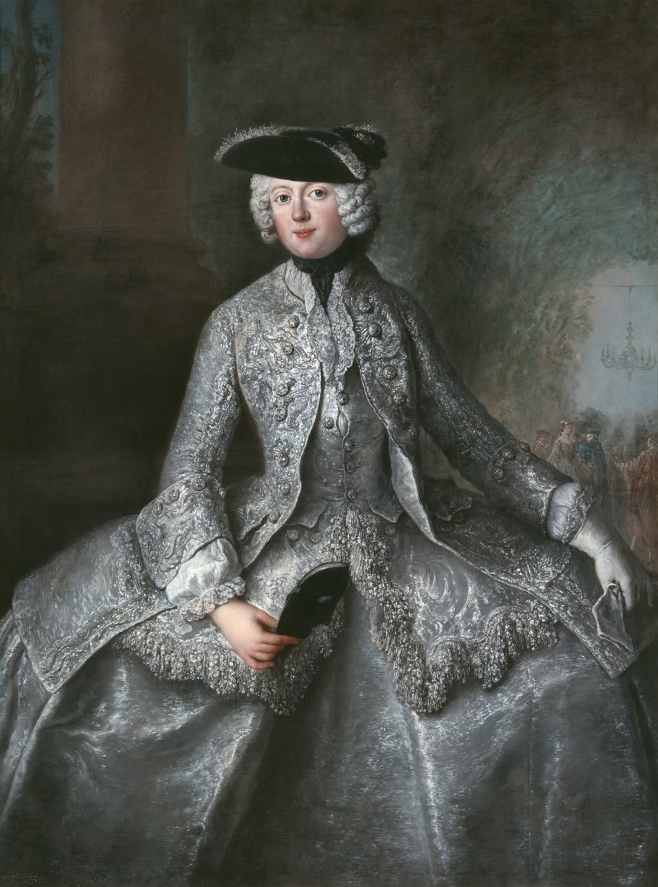 Prinsesse Amalie av Preussen (1723-1787) som Amazonas av Antoine Pesne