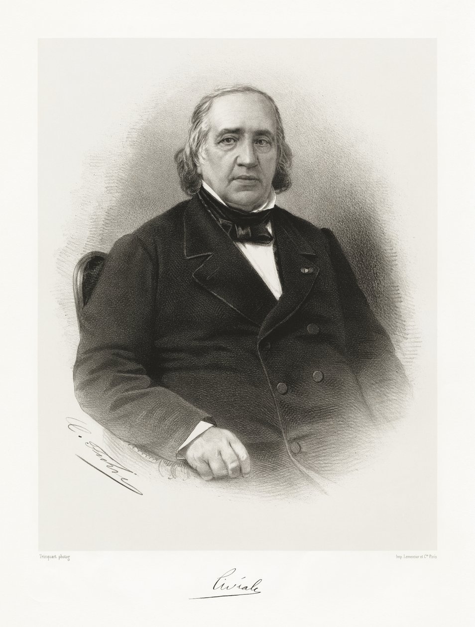 Jean Civiale, 1865-66 av Antoine Rene Trinquart