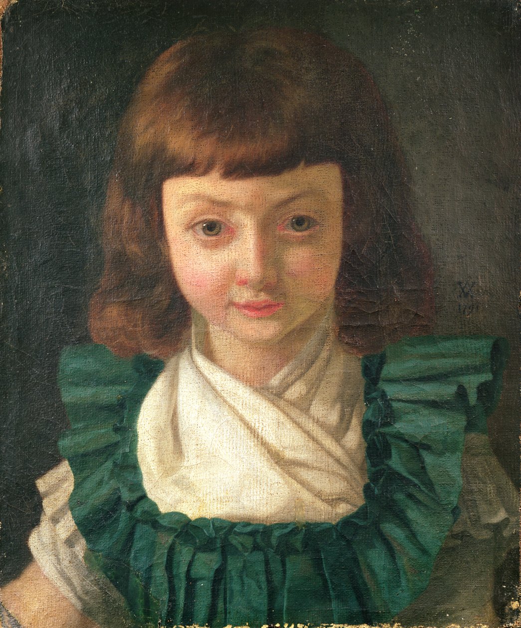 Portrett av Louis XVII (1785-95) som barn, 1791 av Antoine Vestier