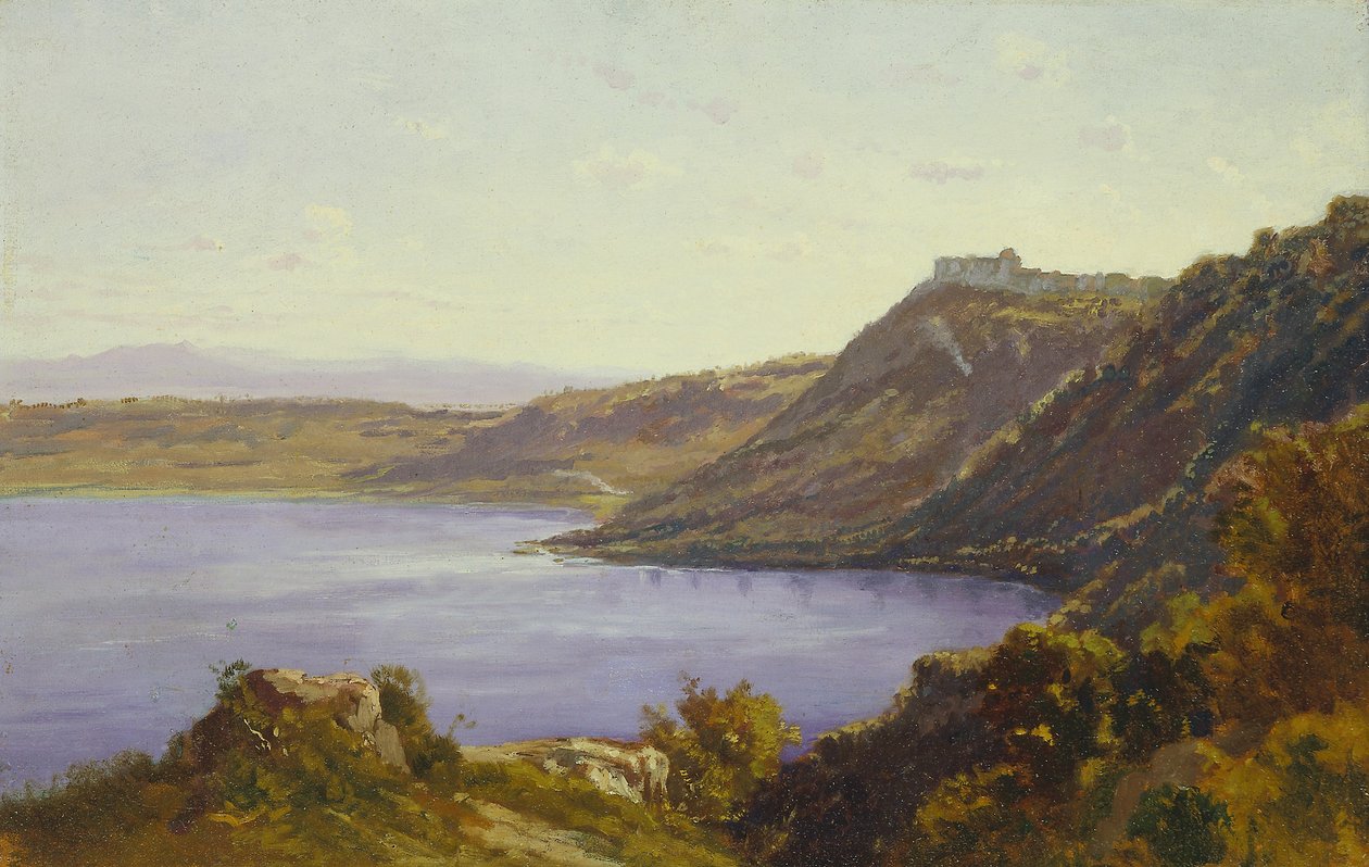 Albanosjøen av Antoine Victor Edmond Joinville