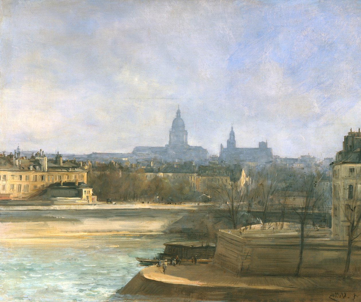 Ile de la Cite, Paris av Antoine Vollon