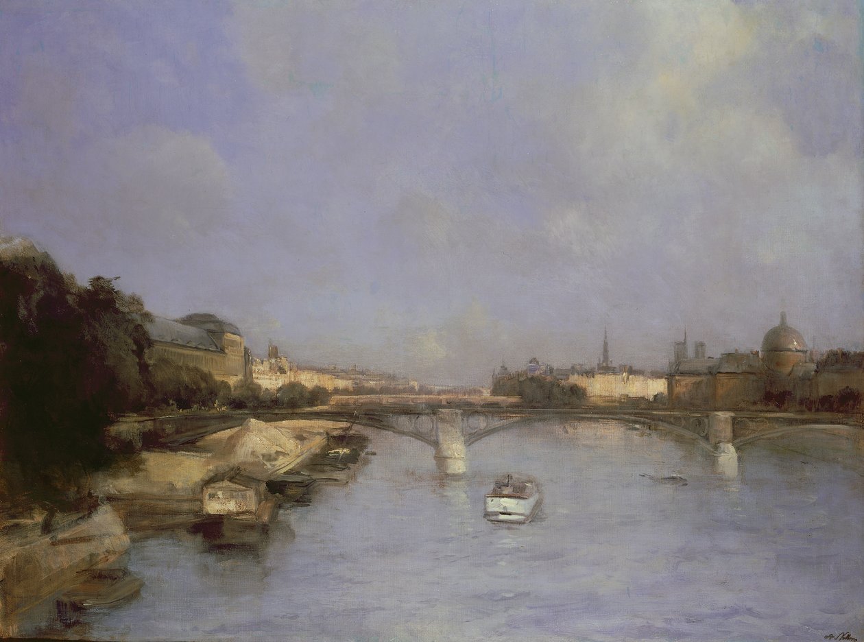 Seinen, Paris av Antoine Vollon