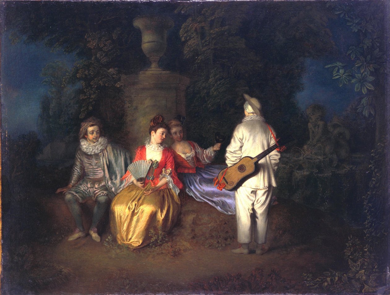 Firetallet av Jean Antoine Watteau