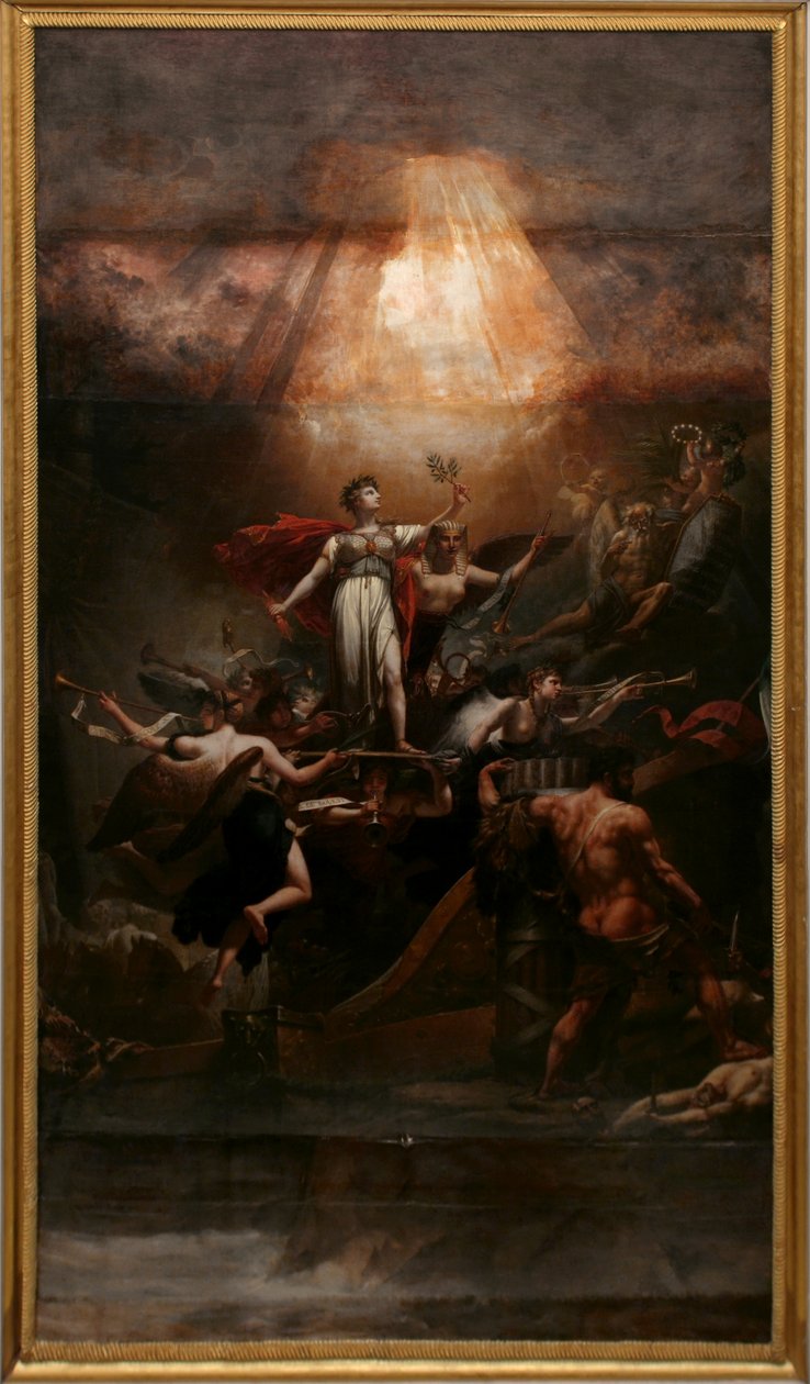 Allegory of the Attighenth Brumaire eller Saved France av Antoine François Callet