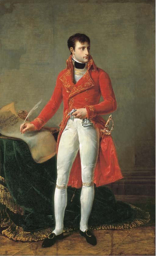 Portrett av Napoleon Bonaparte, i full lengde, som første konsul av Antoine Jean Gros