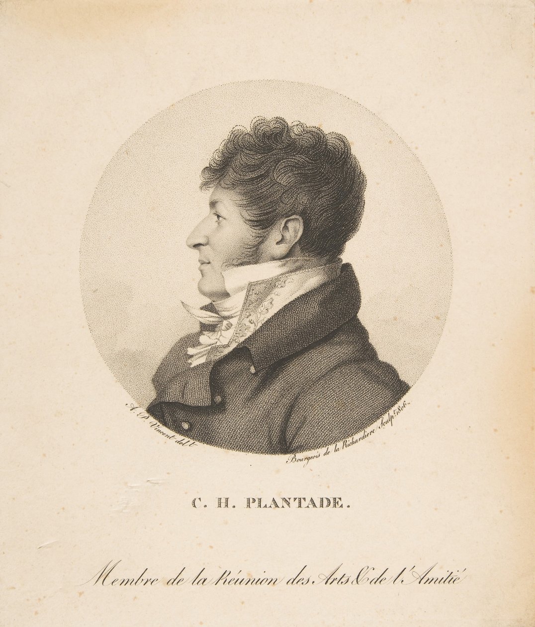 Charles Henri Plantade, 1806. av Antoine Achille Bourgeois de La Richardiere