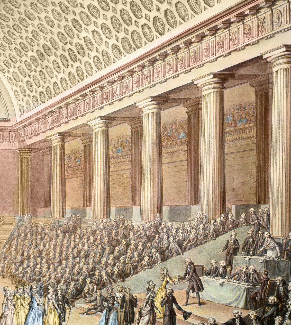 French Revolution: Gift of jewellery made by ladies artists to the National Assembly on September 7 av Antoine Borel