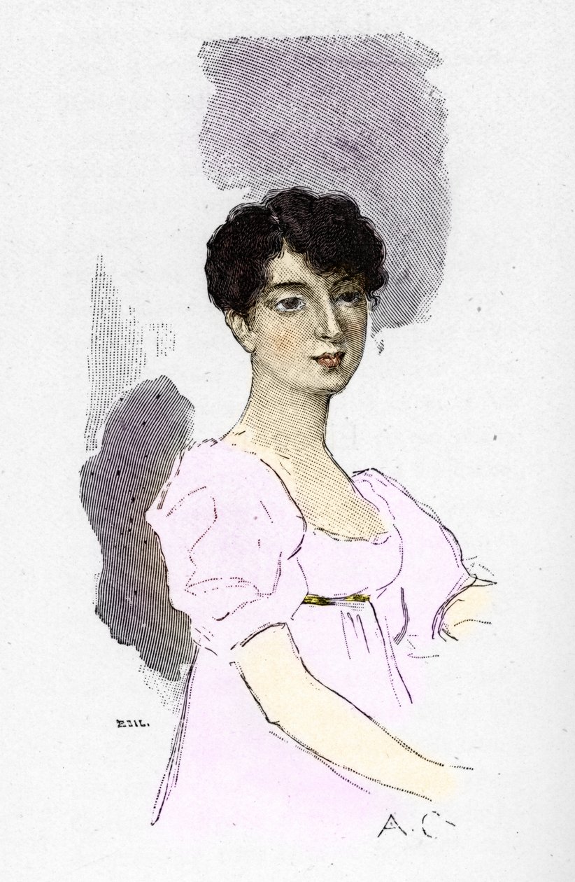 Portrett av Louise Catherine Eleonore Denuelle av Antoine Calbet