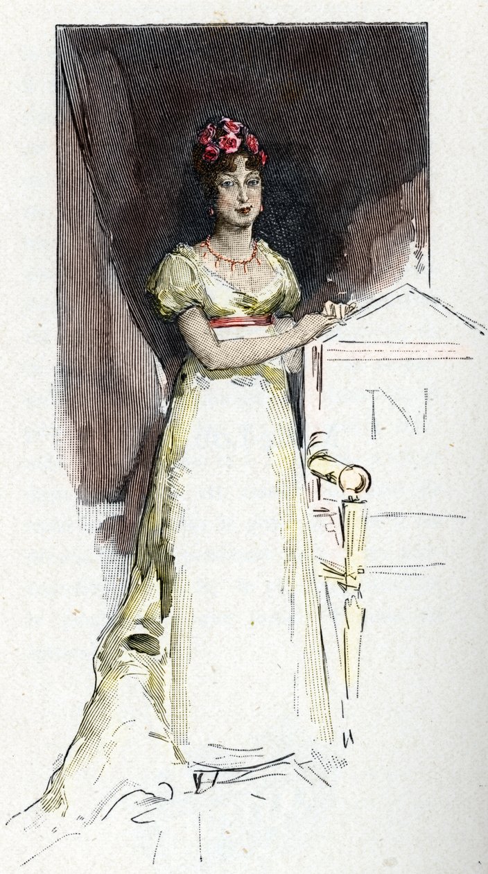 Portrett av impressen Marie Louise av Østerrike (Marie-Louise) av Antoine Calbet