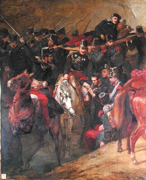 Angrepet på Muzayah av Antoine Charles Horace Vernet