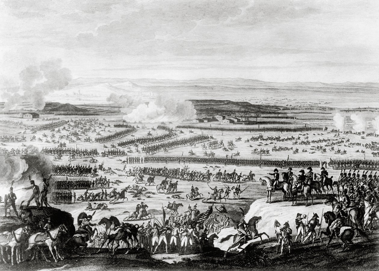 Slaget ved Austerlitz i Moravia av Antoine Charles Horace Vernet