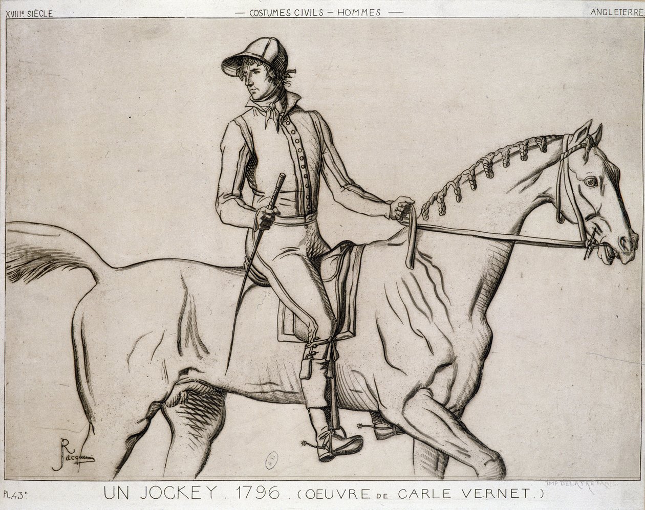 Jockey av Antoine Charles Horace Vernet