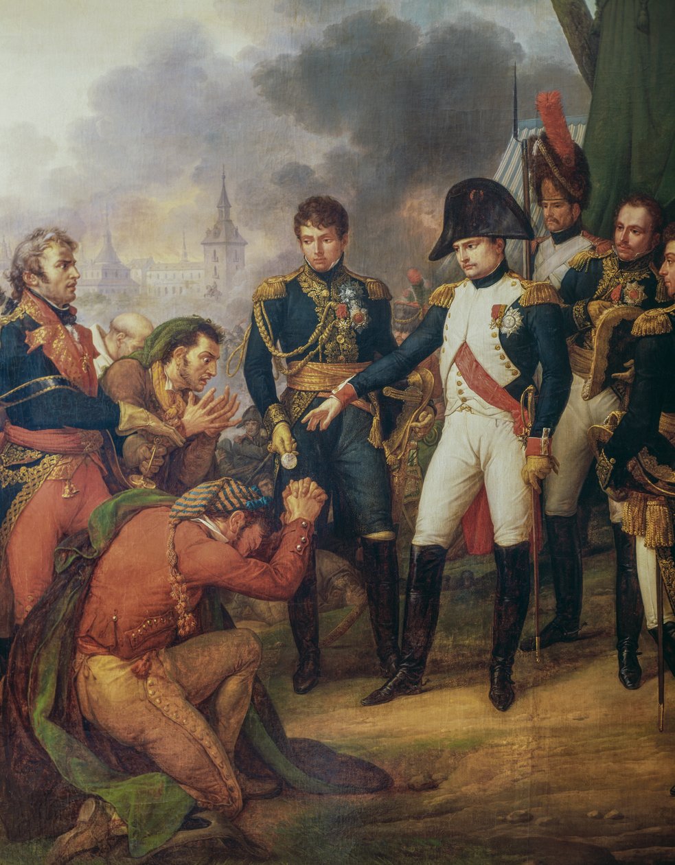 Napoleon Bonaparte i utkanten av Madrid, 7. desember av Antoine Charles Horace Vernet