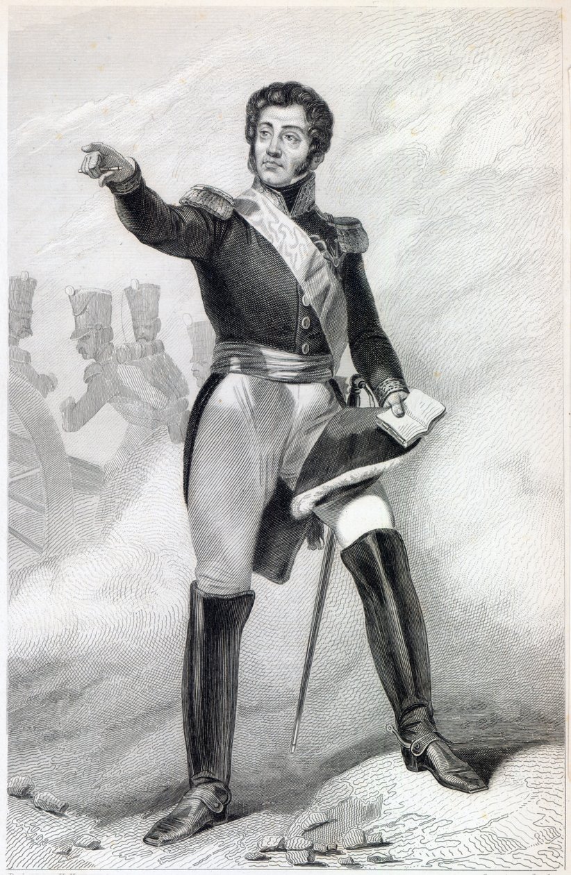 Gabriel Jean Joseph Molitor (1770-1849), greve og marskalk av Frankrike av Antoine Charles Horace Vernet