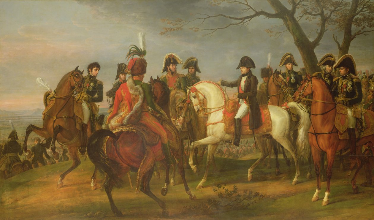 Napoleon (1769-1821) gir ordre før slaget ved Austerlitz, 2. desember 1805, 1808 av Antoine Charles Horace Vernet