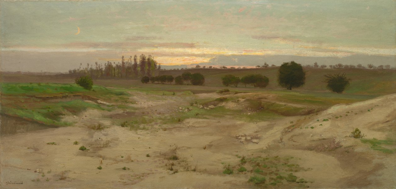 The Merl Pit at Mulcent: Evening av Antoine Chintreuil
