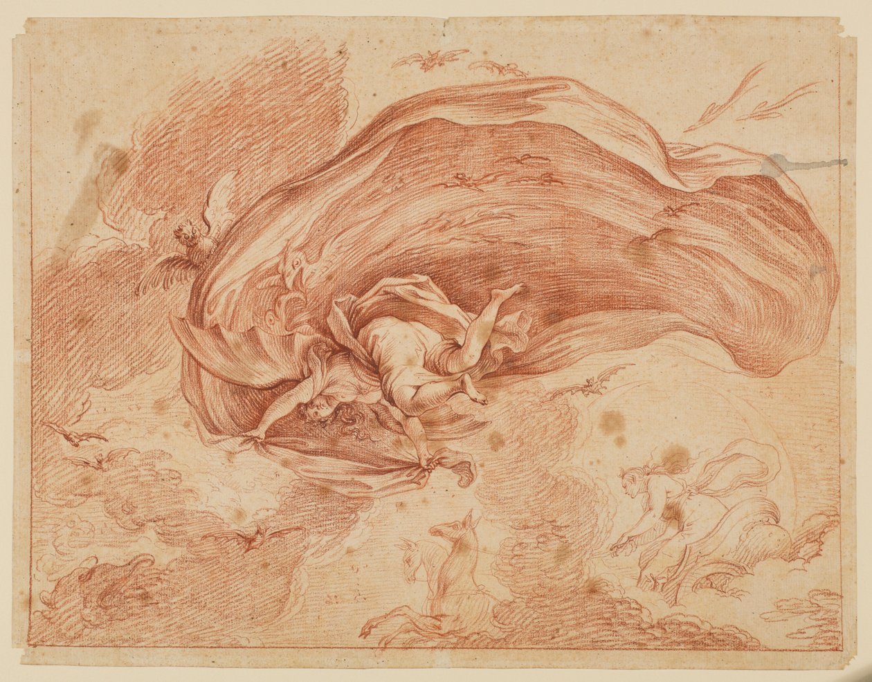 Allegory of Night, 1600-tallet av Antoine Coypel