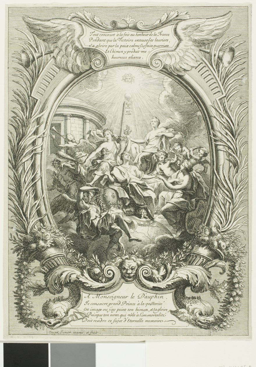 Allegory of the Glory of the Dauphin av Antoine Coypel