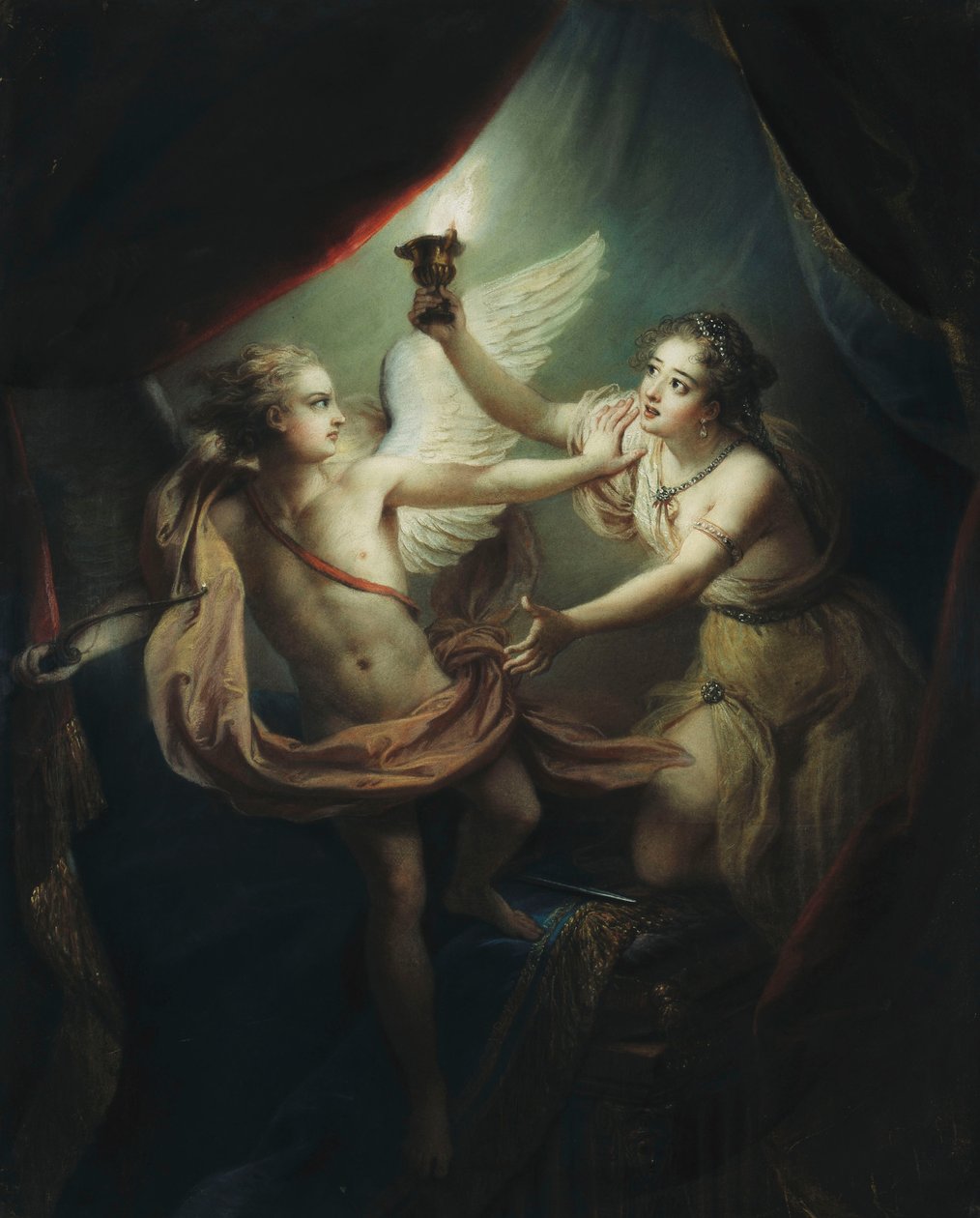 Amor forlater Psyche, 1736 av Antoine Coypel