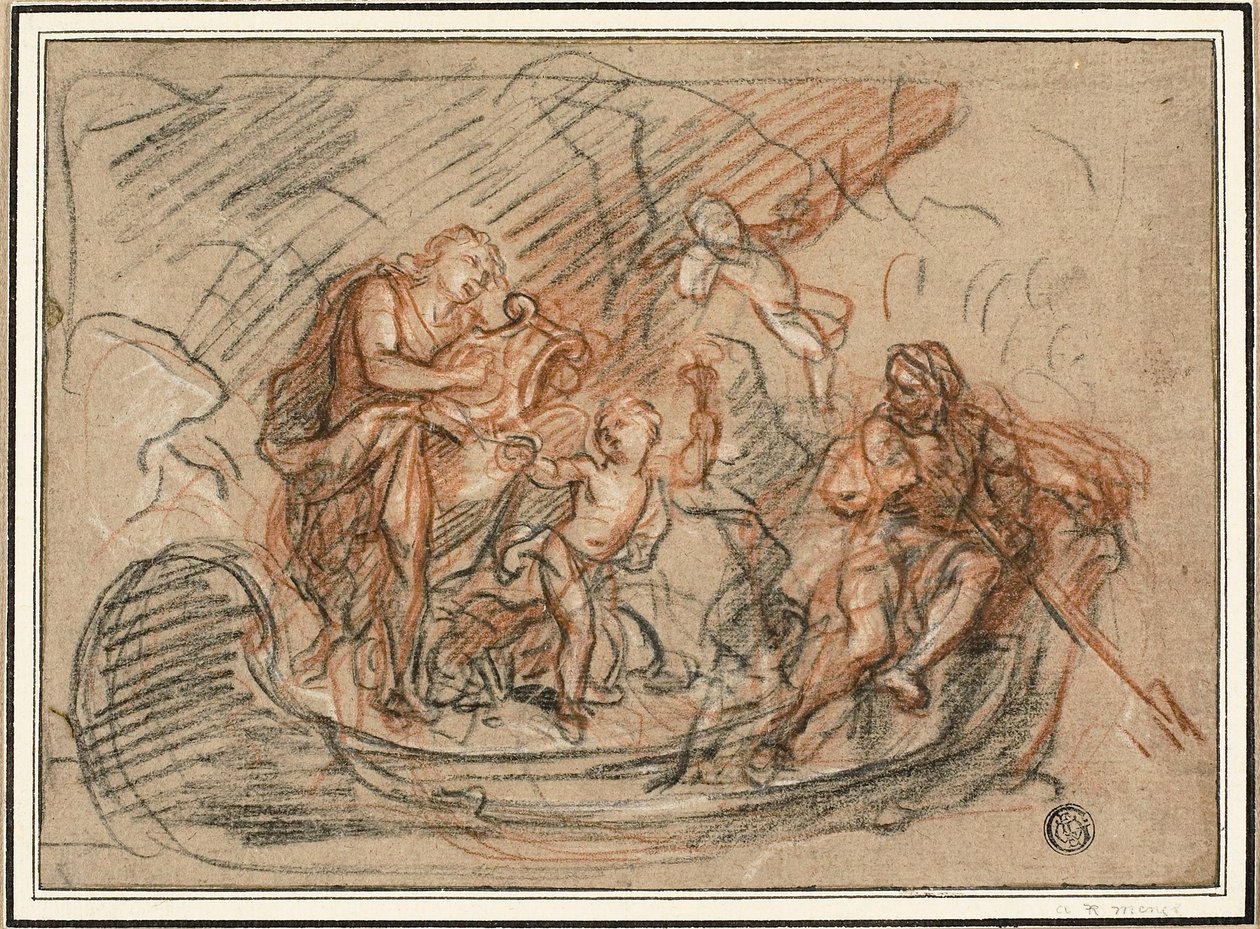 Orfeus ved elven Styx av Antoine Coypel