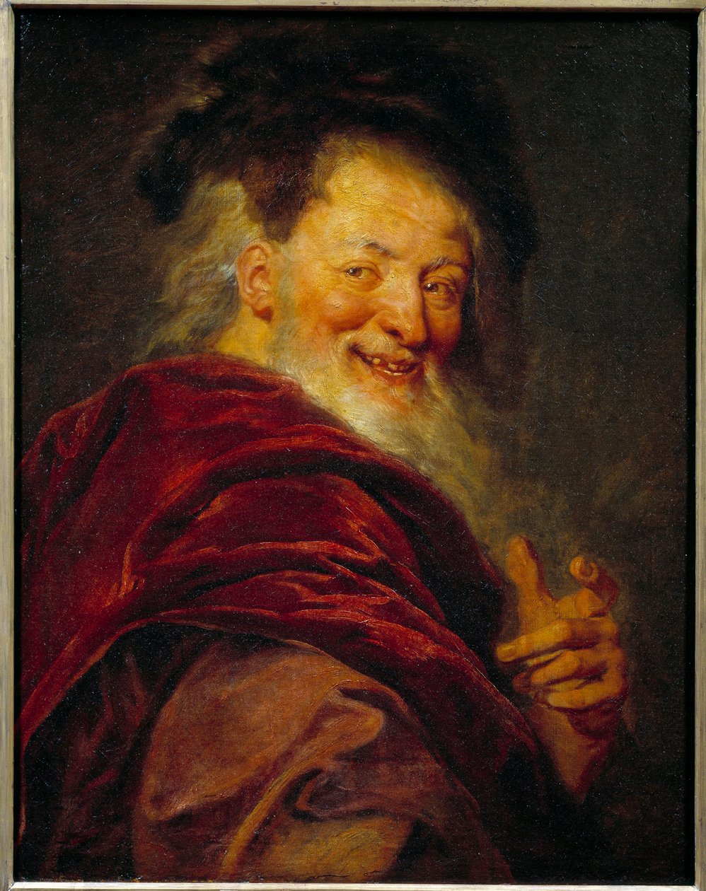 Portrett av Demokrit (460 - 370 f.Kr.) gresk filosof. Maleri av Antoine Coypel (1661-1722) av Antoine Coypel