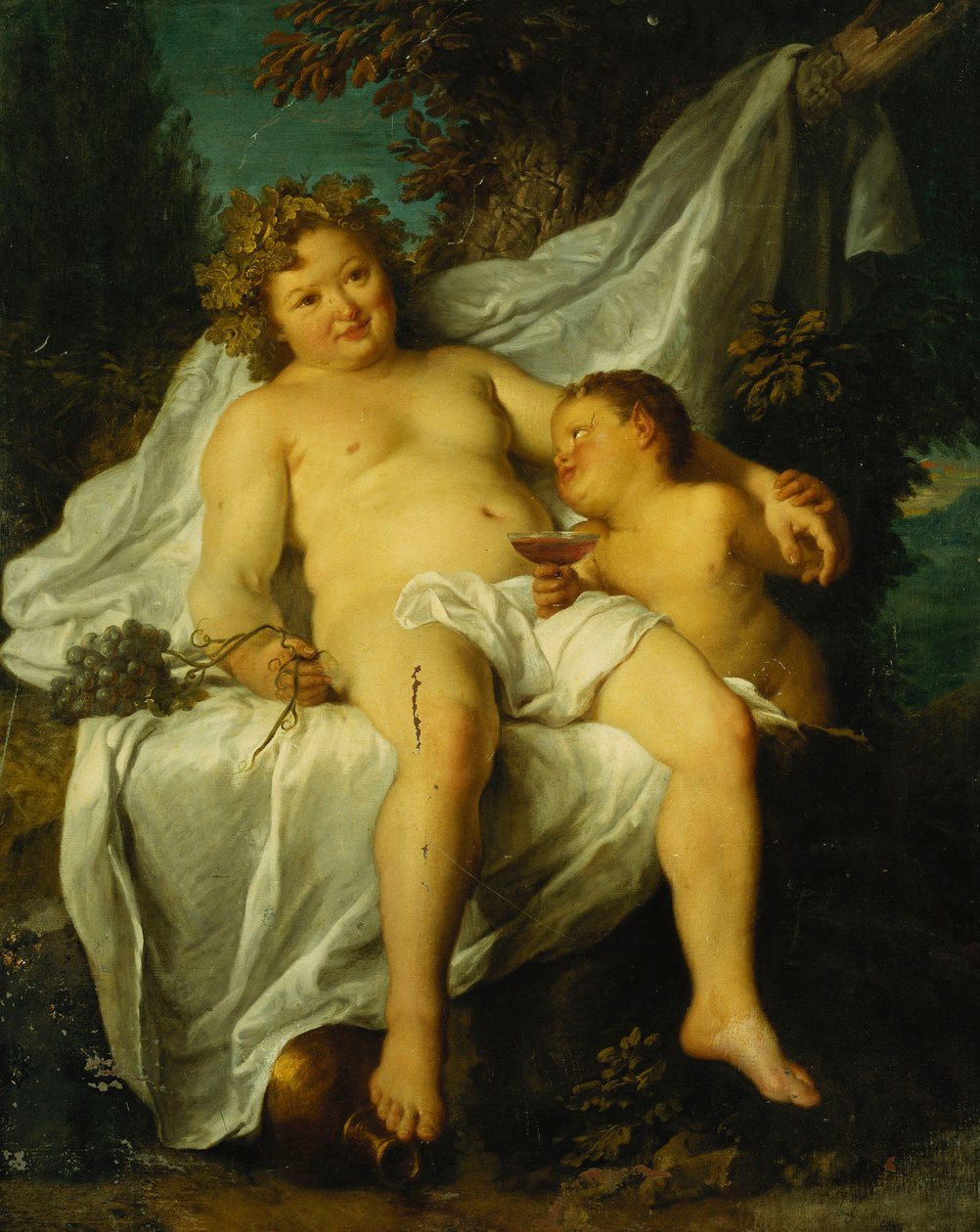 The Drunken Silenus av Antoine Coypel