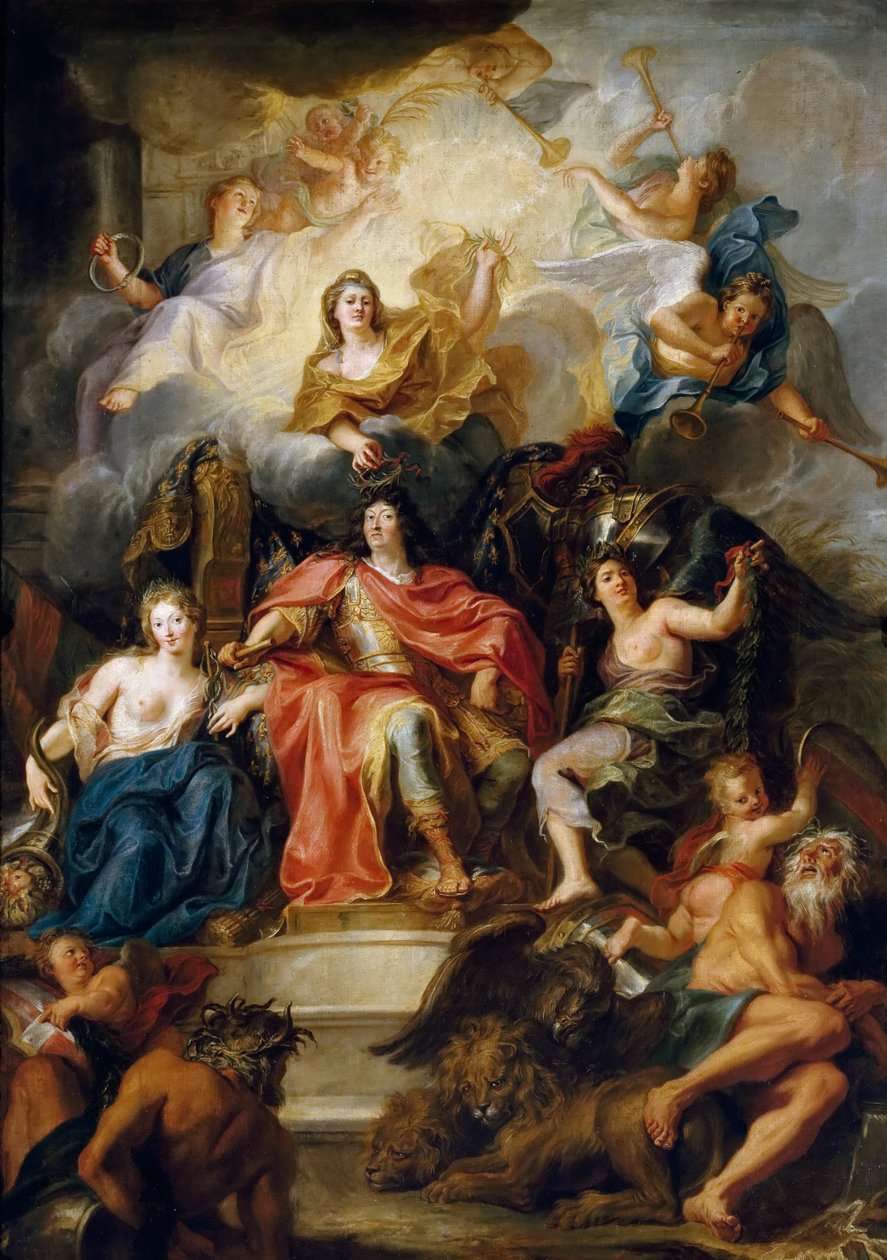 Glorifiseringen av Ludvig XIV av Antoine Coypel