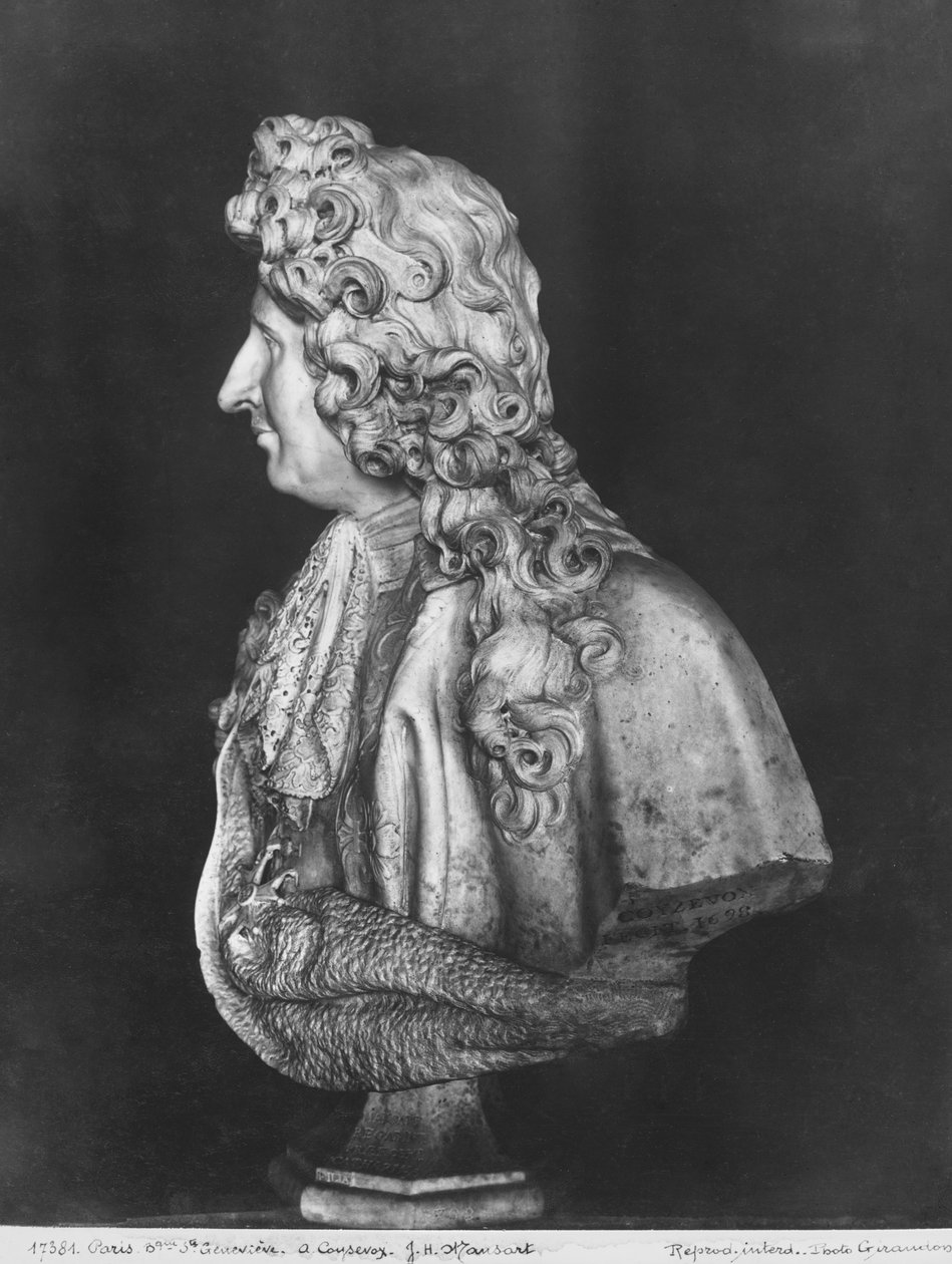 Byste av Jules Hardouin Mansart, 1698 (marmor) av Antoine Coysevox