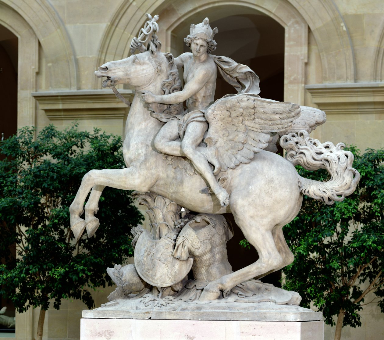Mercury rider på Pegasus, kjent som 