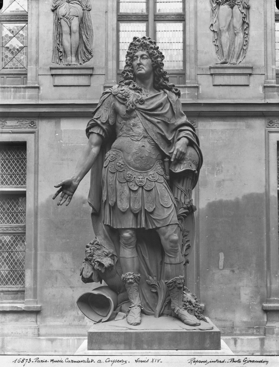 Statue av Ludvig XIV (1638-1715), cour d