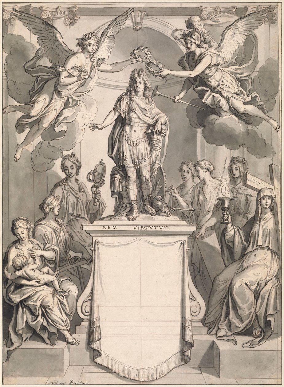 Design for en frontispice av Antoine Dieu