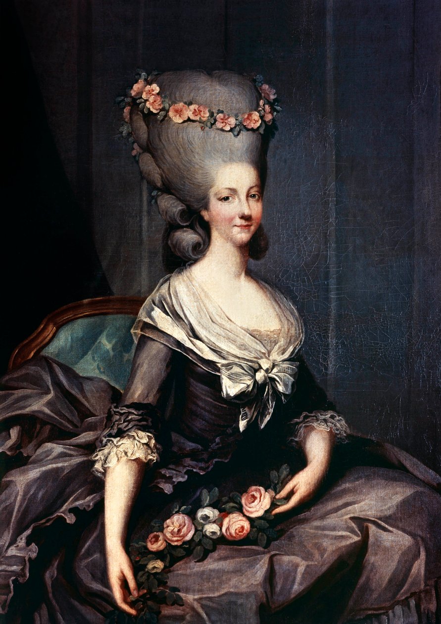 Marie-Therese av Savoy-Carrignan, prinsesse av Lamballe av Antoine Francois (after) Callet