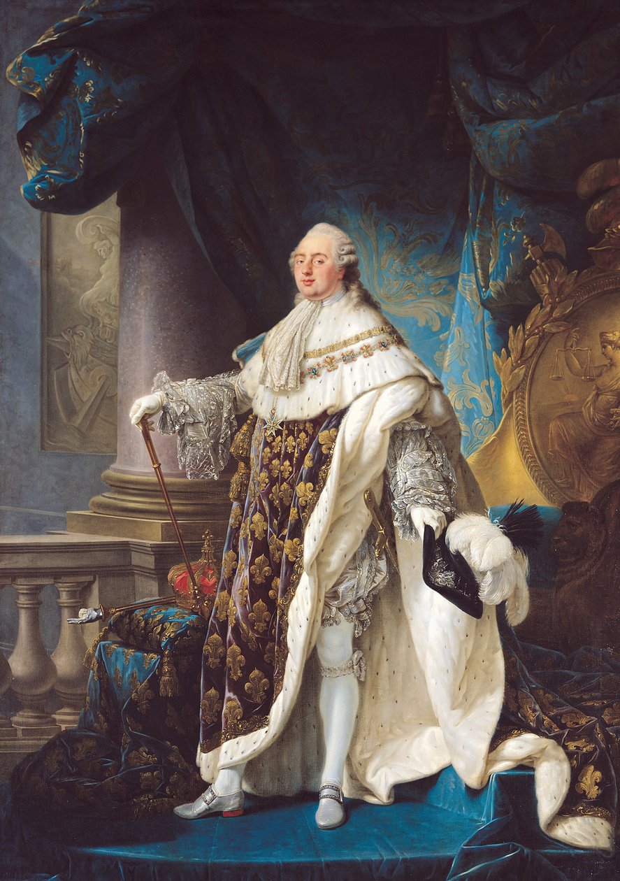 Louis XVI (1754-93) (olje på lerret) av Antoine François Callet
