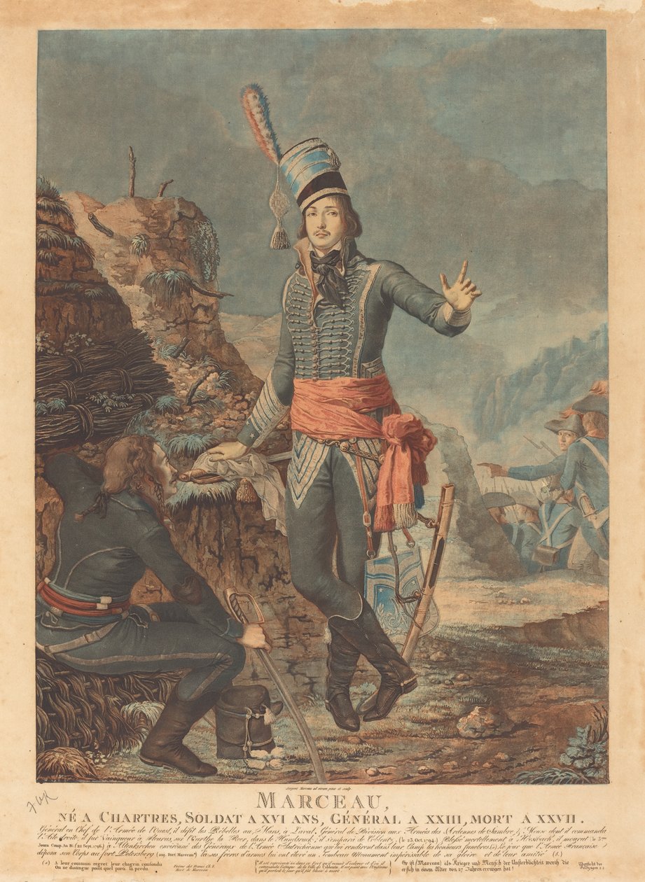 General Francois Severin Desgraviers Marceau av Antoine François Sergent