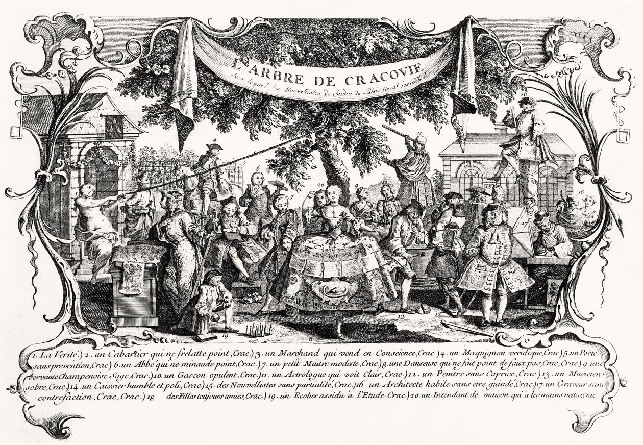 Krakow-treet, 1742 av Antoine Humblot