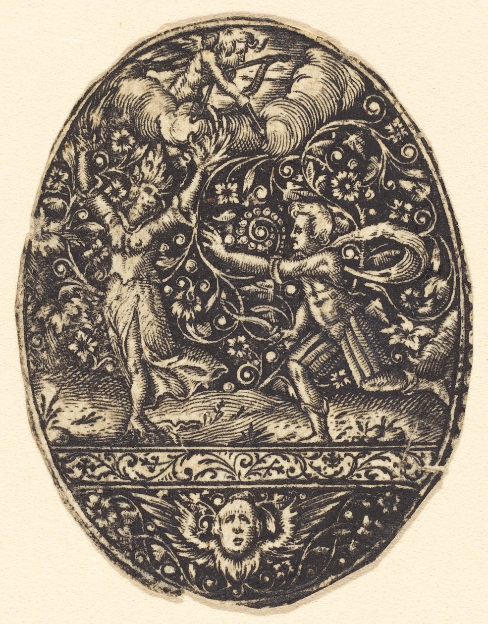 Apollo og Daphne av Antoine Jacquard