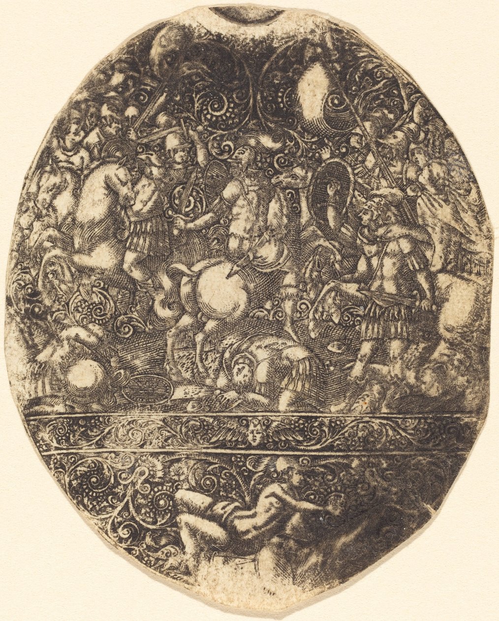 Siege of Troy av Antoine Jacquard