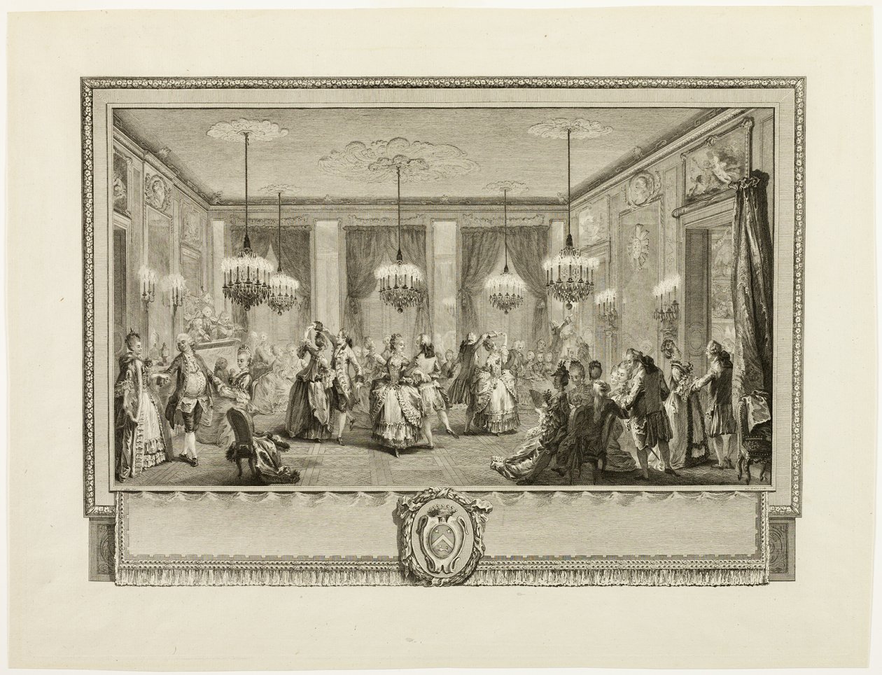 Bal Paré (Juvelballen) av Antoine Jean Duclos