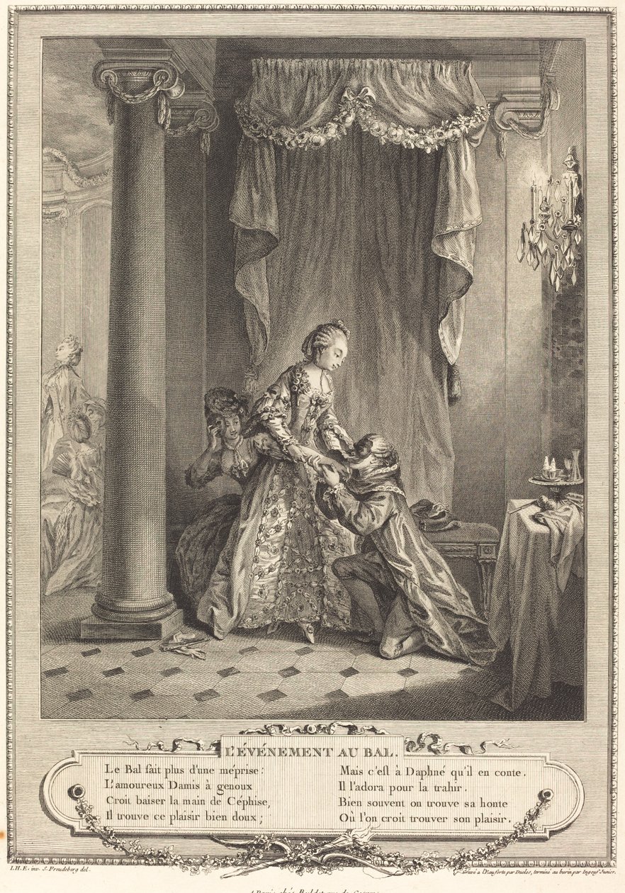 Arrangementet på ballet av Antoine Jean Duclos and Francois Robert Ingouf after Sigmund Freudenberger