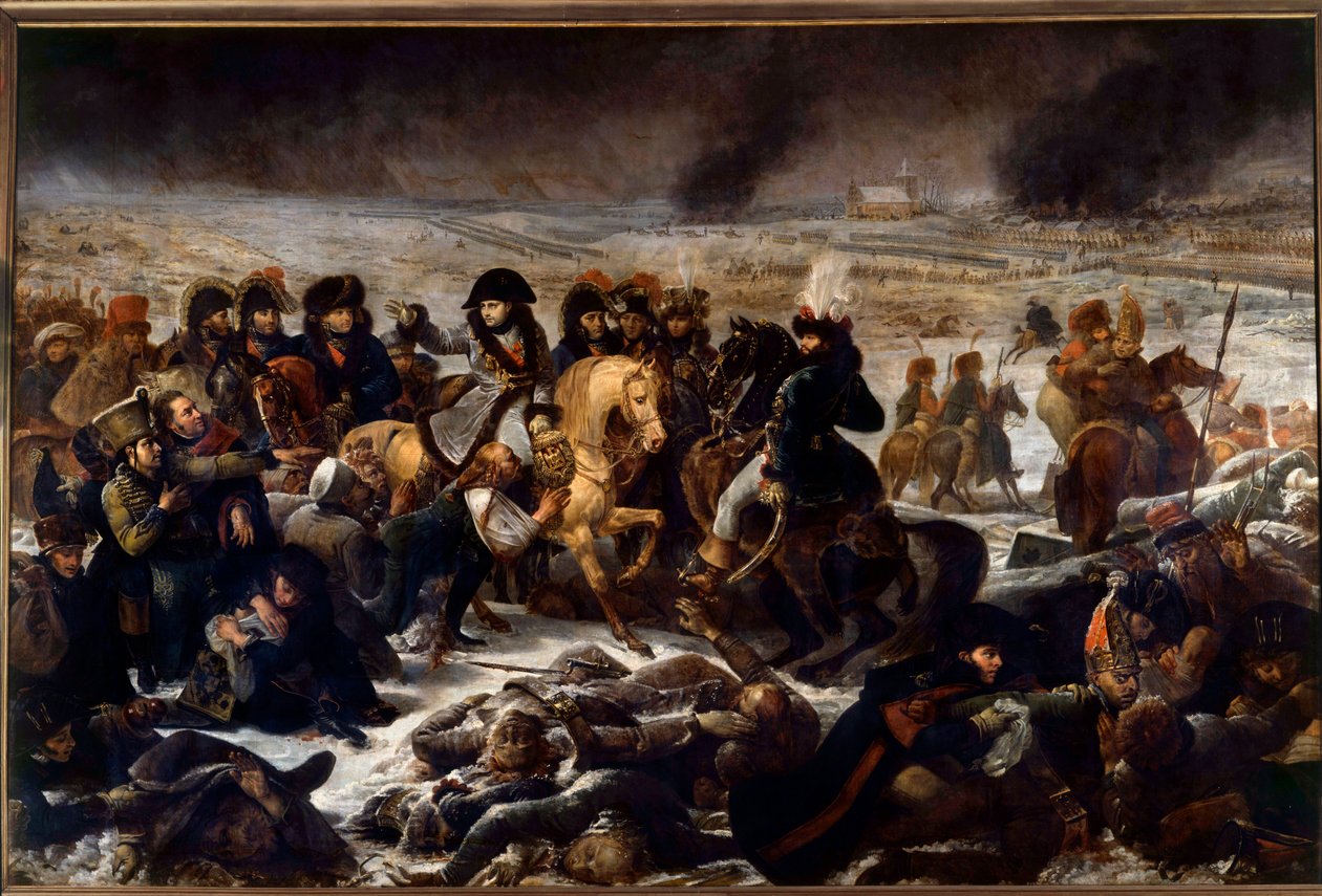 Kampanje av Preussen og Polen (1806-1807): "" Napoleon I (1769-1821) på slagmarken til Eylau 9/02/1807"" Maleri av Antoine Jean Gros (1771-1835) 1808 Søn. 5,21x7,84 m av Antoine Jean Gros