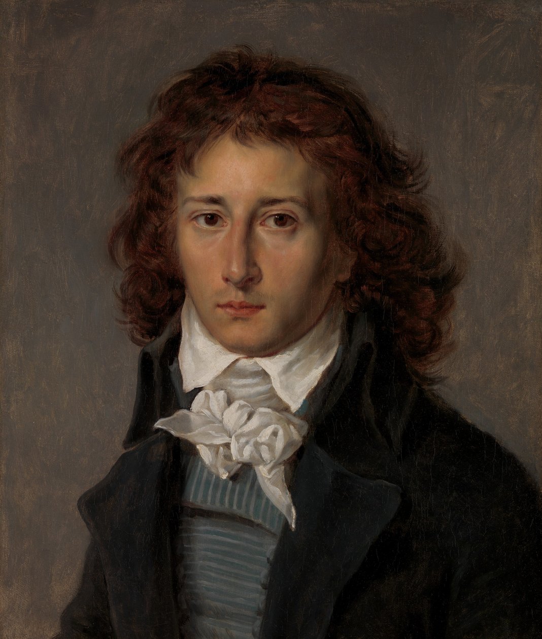 François Gérard 1770-1837, senere baron Gérard, ca. 1790. av Antoine Jean Gros
