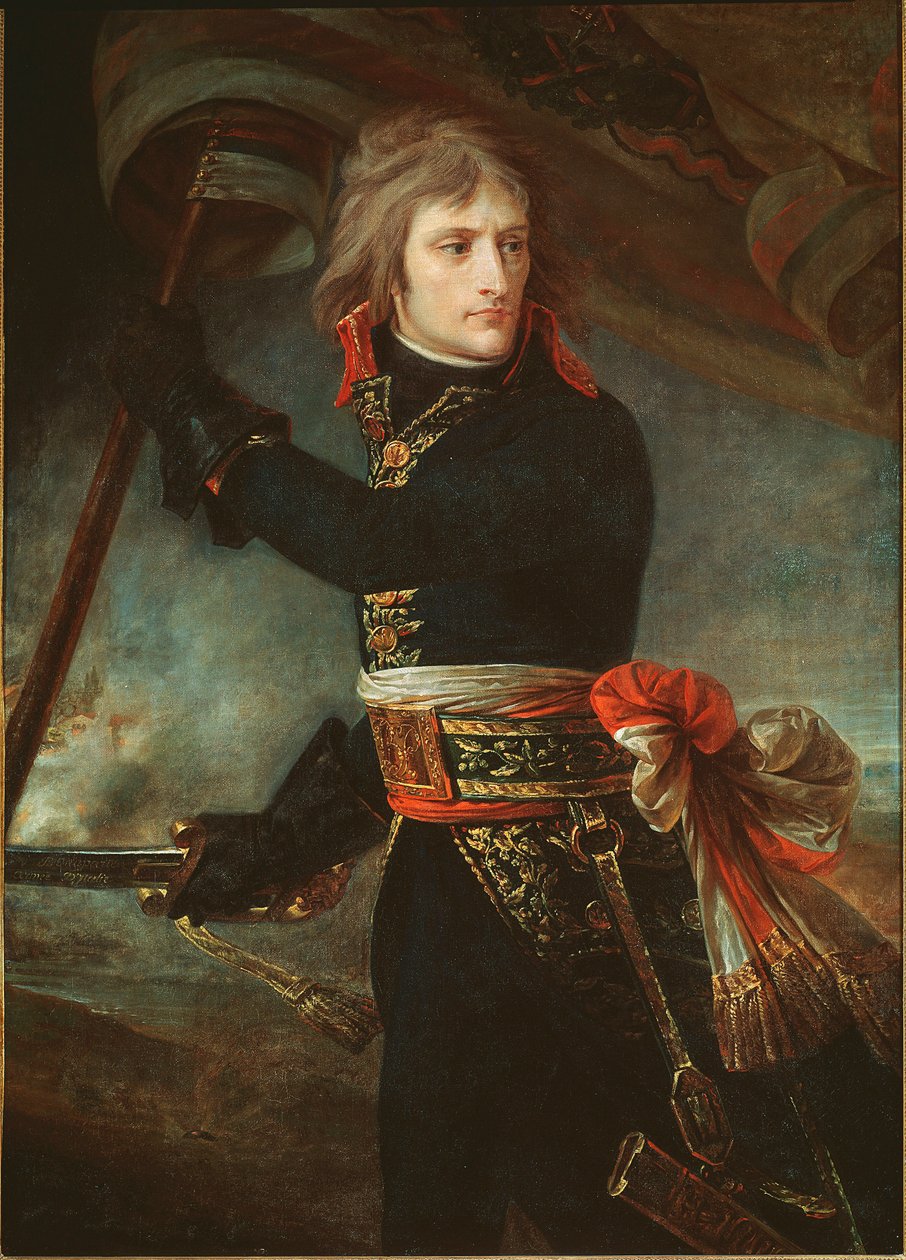 Napoleon Bonaparte ved broen til Arcole (17. november av Antoine Jean Gros